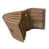 Dámská kožená peněženka velká wild fashion4u camel