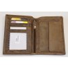 Pánská kožená peněženka světle hnědá AM-776-1