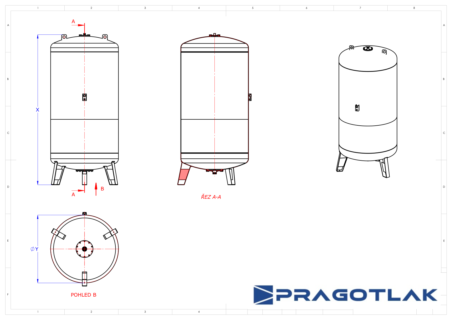 Pragotlak - zakázková výroba tlakových nádrží