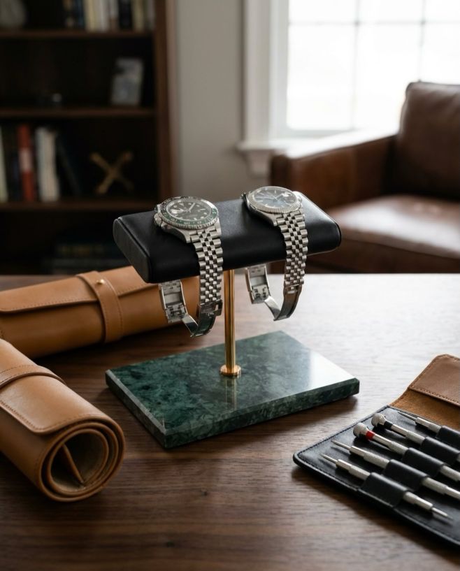 Každý kousek na svém místě. ✅ Když investuješ do hodinek, neměl bys přehlížet to, kam je ukládáš. Ať už je to watchroll na...