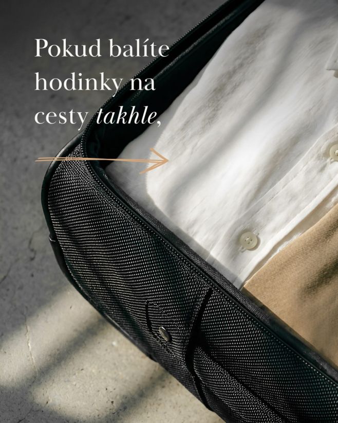 Jak správně zabalit hodinky na cesty? ✈️ Stačí pár vteřin a vaše oblíbené hodinky mohou skončit se škrábanci nebo...