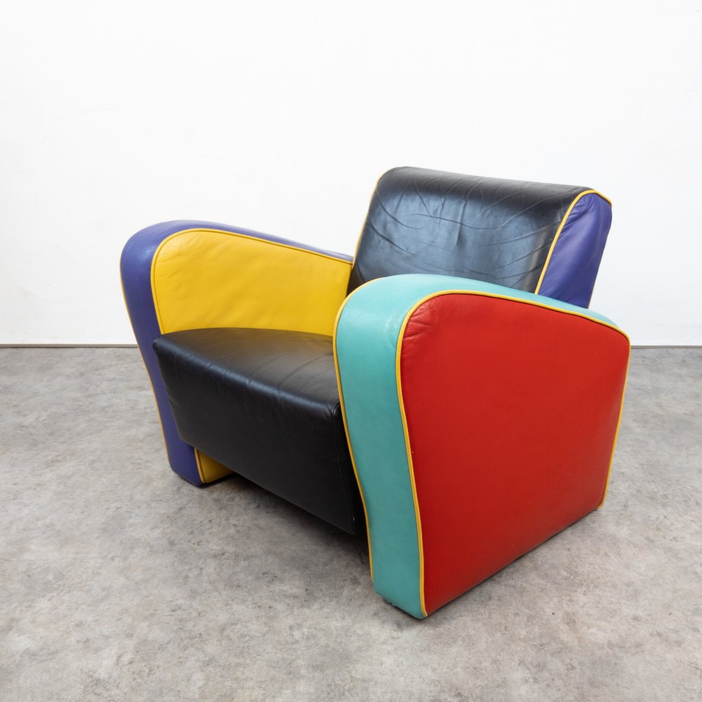 Postmodern Harry Siegel Memphis armchair