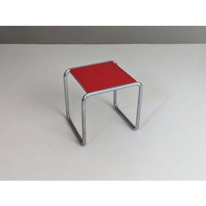 Early B 9 Bauhaus canteen stool by Marcel Breuer, 1930s
