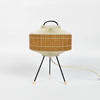 Tripod space age table lamp