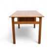 Mid Century solid oak dining table by Karel Vyčítal for Dřevotvar Jablonné