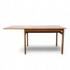 Mid Century solid oak dining table by Karel Vyčítal for Dřevotvar Jablonné