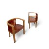 Pair of 1930's German modernist easy chairs