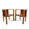 Pair of 1930's German modernist easy chairs