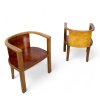 Pair of 1930's German modernist barrel chairs