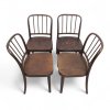 Thonet A 811/4 dining chairs by Josef Hoffmann