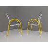 Postmodern Memphis style Italian Garden chairs table by EMU, 1980s