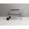 Bauhaus Tubular Steel Serving Cart by Robert Slezák