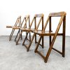 Trieste folding chairs by Aldo Jacober