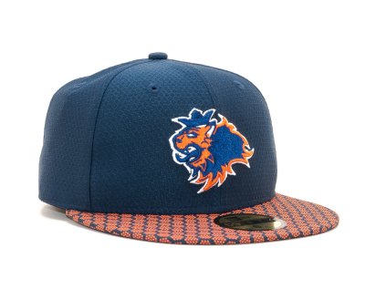 Kšiltovka Prague Lions 59FIFTY Honeycomb Navy