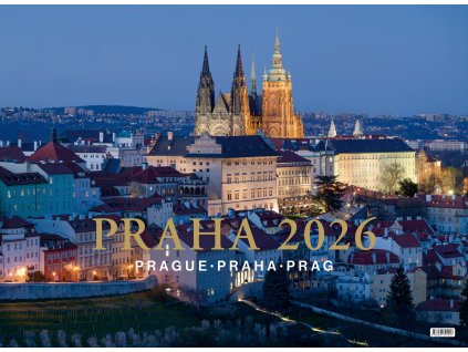 Kalendář Praha Prague Prag 2025 Pražský Svět 2