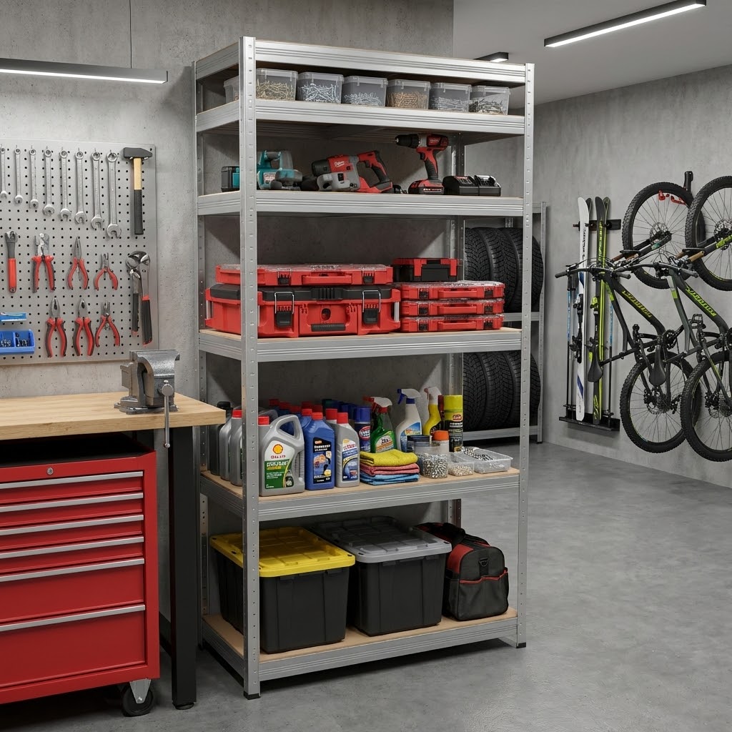 Jaký regál vybrat do garáže: tipy pro ideální výběr