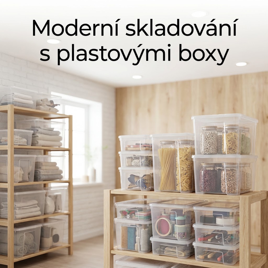 Moderní skladování s plastovými boxy: Jak organizovat prostor efektivně