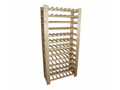 Dřevěný regál na víno 91 lahví