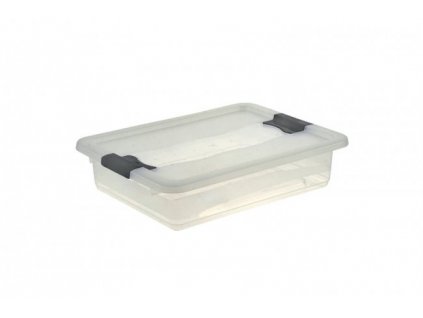 Plastový box Crystal 7 l, průhledný, 39,5x29,5x9,5 cm 01