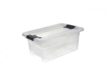 Plastový box Crystal 4 l, průhledný, 29,5x19,5x12,5 cm 01