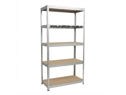 Kovový regál Helios 5 polic 0