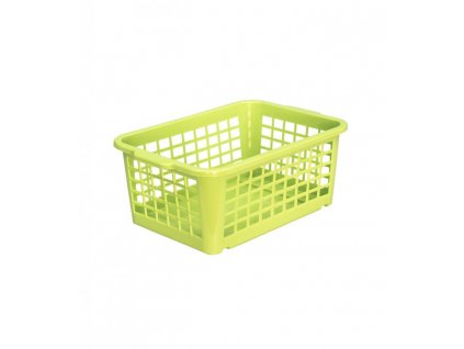 Plastový košík, malý, zelený, 25x17x10cm 01