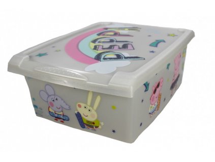 Plastový box Fashion, Prasátko Pepa, 39x29x14cm 01