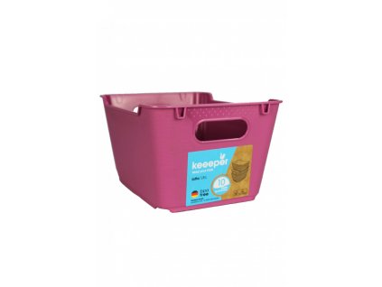 Plastový box LOFT 1,8 l, růžový, 19,5x14x10 cm 01