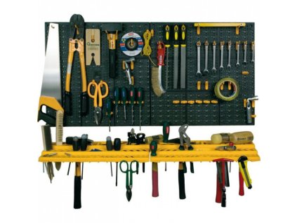 Stěna na nářadí s policí