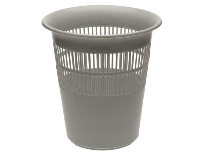 Odpadkový koš na papír, Ø 29 cm, stříbrný