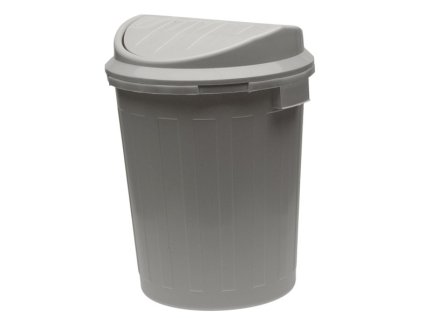 Odpadkový koš Super Swing 50 l, stříbrný