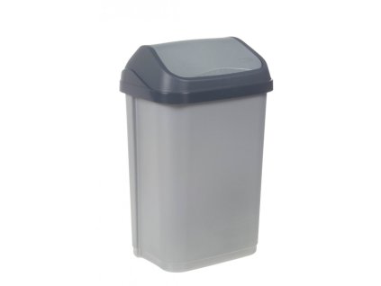 Odpadkový koš Swing Bin 25 l, stříbrný