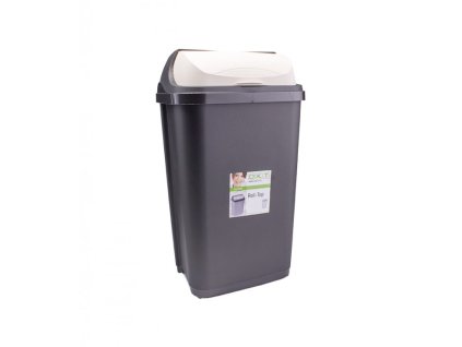 Odpadkový koš Roll Top 50 l, grafit 01