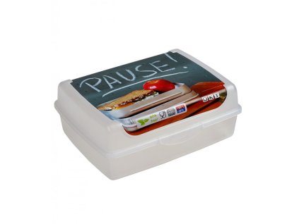 Plastový box Deco Pause midi, 1 l