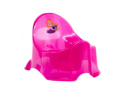 Dětský nočník ve světle růžové barvě s motivem Little Princess 01