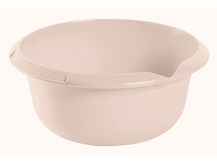 Kulatá miska s výlevkou, krémová, Ø 20 cm