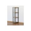 Regál rohový kombinovaný Dedal, 4 police, 108x33x33 cm 03