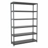 Plastový regál 6 polic šedý 1
