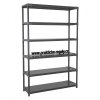 Plastový regál 6 polic šedý 2