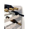 Regál na víno, na 30 lahví, odstín Lazur bílý, 65x63x27 cm 02