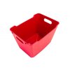 Plastový box LOFT 6 l, tmavě červený, 29,5x19x15 cm 03