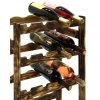 Regál na víno, na 20 lahví, Rustikal, 70x44x25 cm 03