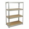 Kovový regál Helios 4 police (2)