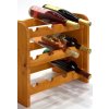 Regál na víno, na 12 lahví, odstín Lazur mahagon, 38x42x27 cm 04