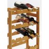 Stojan na víno, na 20 lahví, Lazur kaštan, 70 x 44 x 25 cm 04