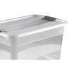 Plastový box Crystal 83 l, průhledný, 79,5x39,5x40 cm 02