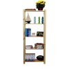 Dřevěný regál, 5 polic, 170x65x30 cm