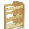 Stojan na víno, na 9 lahví, odstín Natur, 38x33x27 cm 02