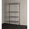 Regál Sirius chromovaný kovový, 4 police 02