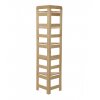 Dřevěný regál, 5 polic, 159,2x34,4x34,4 cm 05